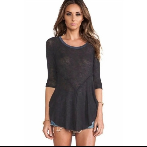 Free People Intimately Free Weekends Layering Tunic Top - Picture 2 of 8